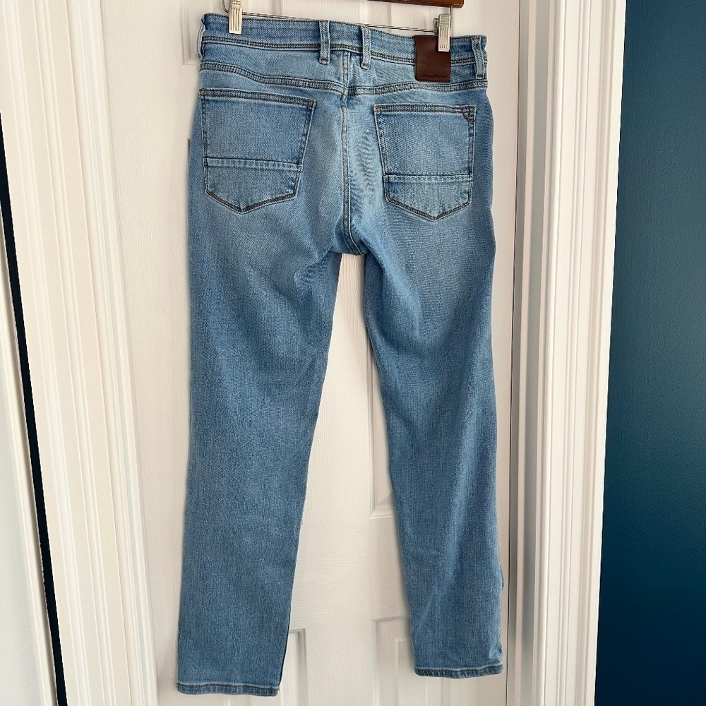 Tommy Bahama Men's Indigo Palms Light Indigo Wash Jeans EUC - Picture 5 of 8
